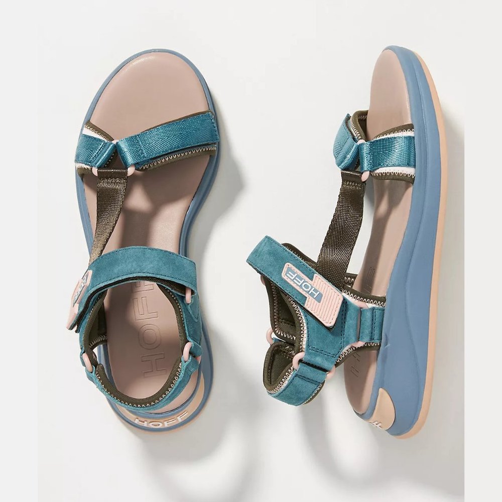 NEW HOFF Sizes EU 38, EU 41, Women's Fiji Sandal - Dark Turquoise